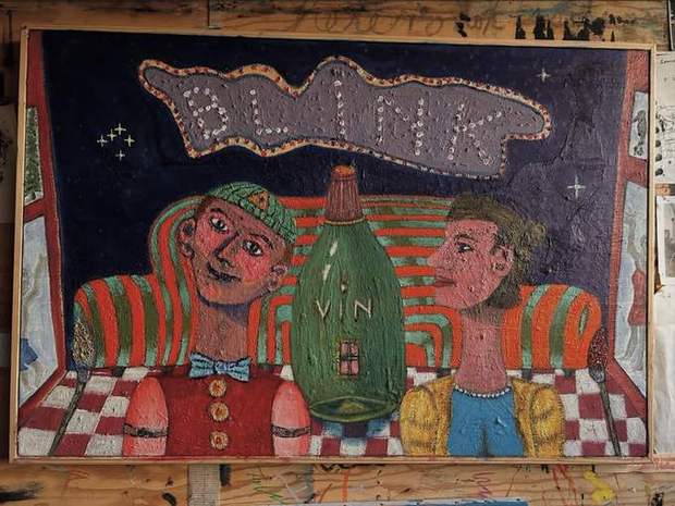 Jeroboam, oil on canvas by Francis X. Donovan